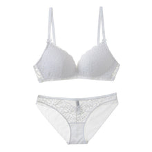 Triangle cup Lace Bra Set