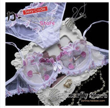 Women Transparent  Underwear Bra Brief Set