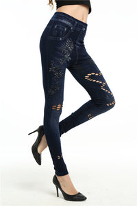 High waist thin printing Slim Leggings