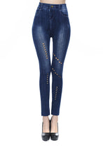 High waist thin printing Slim Leggings