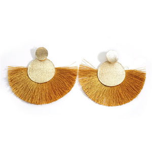 Long Fringed Earrings