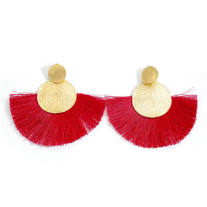 Long Fringed Earrings