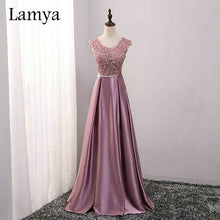 Elegant Floor-length Evening Party Gown