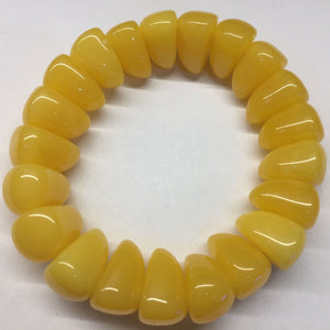 Aiersen Irregular Amber Teething Bracelet