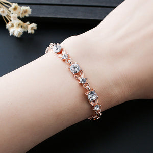 Luxury Blue Crystal Bracelet