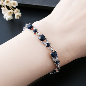 Luxury Blue Crystal Bracelet