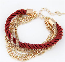 Exaggerated Alloy Multilayer Charm Bracelet