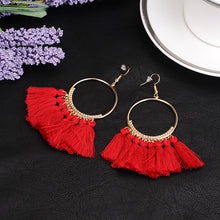 Bohemian Ethnic Fringed Tassel Earrings