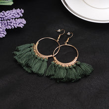 Bohemian Ethnic Fringed Tassel Earrings