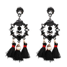 Fringed Bijoux Luxury Tassel Statement Earrings