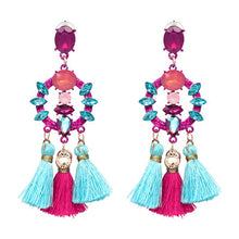 Fringed Bijoux Luxury Tassel Statement Earrings