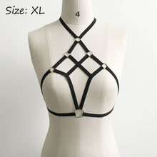 Elastic  Cage Hollow Bralette Crop Top Vest Tops