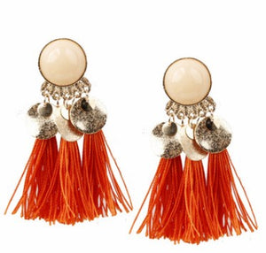 Hot Ethnic Tassel Earrings