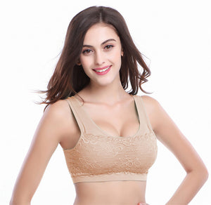 Full Cup Padded Wireless Shakeproof Bra