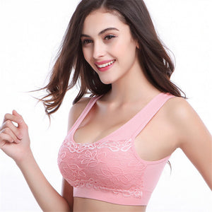 Full Cup Padded Wireless Shakeproof Bra