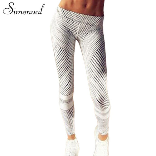 Striped fitness slim legging