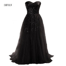 Sequins Full Floral Lace Sexy V Neck Formal Gown