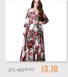 Floral Print Bohemia Lantern Sleeve Boho Beach Dress