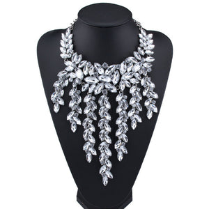 Fashion Bohemia Exaggerated Crystal Necklace