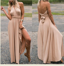 Hot Halter  Maxi Sundress Floor-Length High Waist Vestido