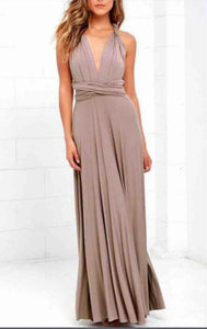 Hot Halter  Maxi Sundress Floor-Length High Waist Vestido