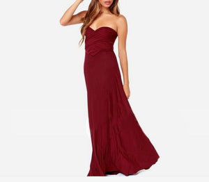 Hot Halter  Maxi Sundress Floor-Length High Waist Vestido