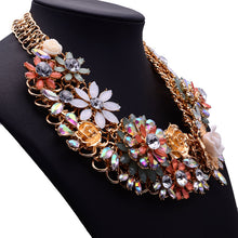 Colorful Flower Shourouk Choker Necklace