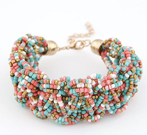 Exaggerated Chain 6 Colors Woman Bracelet