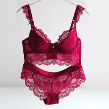 romantic temptation lace bra set