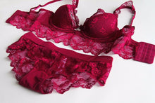 romantic temptation lace bra set